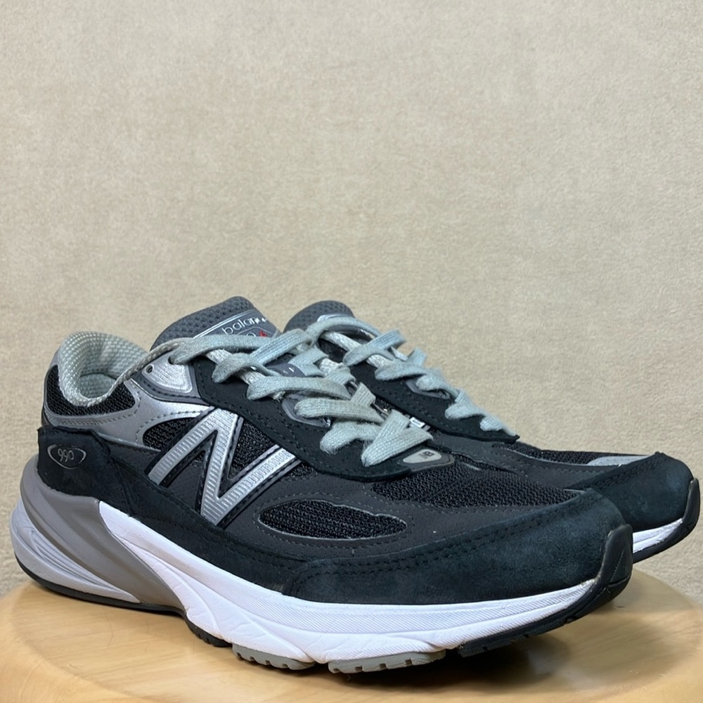 New Balance 990 v6 Made in USA W990BK6 Athletic Running Sneaker Shoes Women 8.5